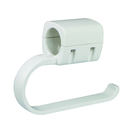 Porte-rouleau pour barre diamètre 34mm - abs blanc