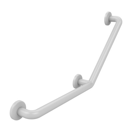 Barre 135° acier époxy blanc d32mm - 400 x 400 mm