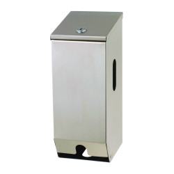 Distributeur multi-rouleau (x3) en inox brossé