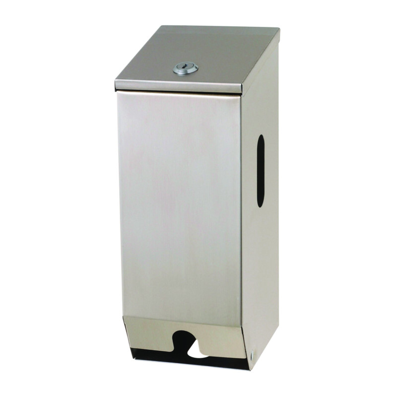 Distributeur multi-rouleau (x3) en inox brossé