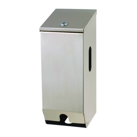 Distributeur multi-rouleau (x3) en inox brossé