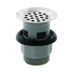 Bonde hygiénique pour lavabo en ABS avec grille inox, F G1"1/4