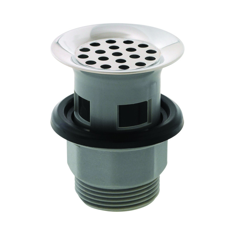 Bonde hygiénique pour lavabo en ABS avec grille inox, F G1"1/4