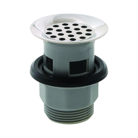 Bonde hygiénique pour lavabo en ABS avec grille inox, F G1"1/4