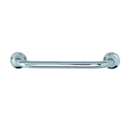 Barre droite en inox chromé 500 mm (sans vis) - diamètre 25 mm
