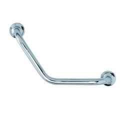 Barre 135° inox chromé 220x220 mm (sans vis) - diamètre 25 mm