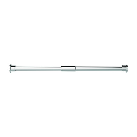 Tringle rideau de douche droite 80 à 140 cm inox