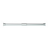 Tringle rideau de douche droite 80 à 140 cm inox