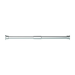 Tringle rideau de douche droite 120 à 220cm inox