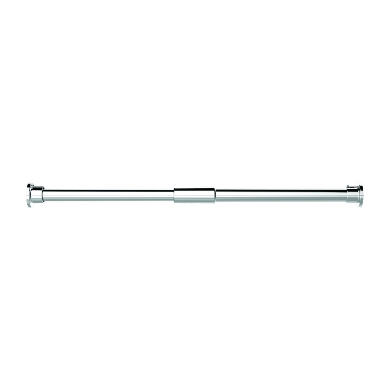Tringle rideau de douche droite 120 à 220cm inox