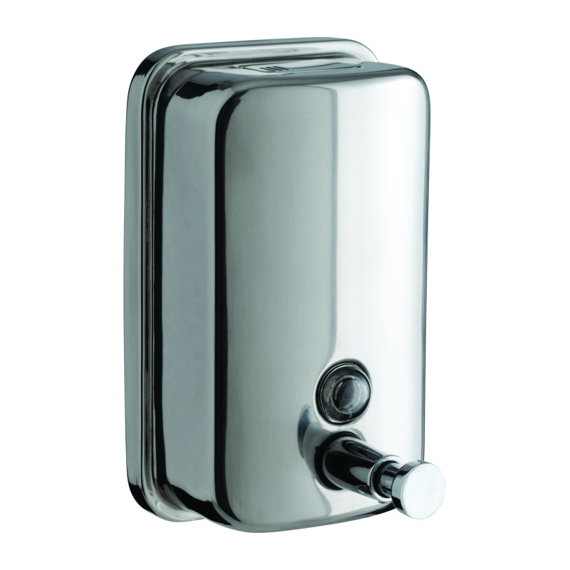 Distributeur de savon mécanique mural 0,8 l avec fenêtre de contrôle