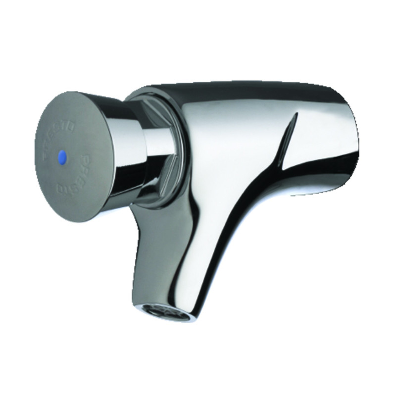 P504 Robinet simple lavabo mural temporisé 15s, froid G3/8