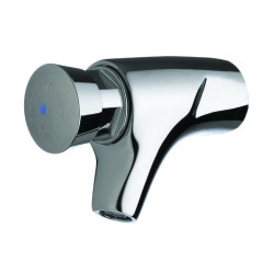 P504 Robinet simple lavabo mural temporisé 10-20s, froid G1/2"