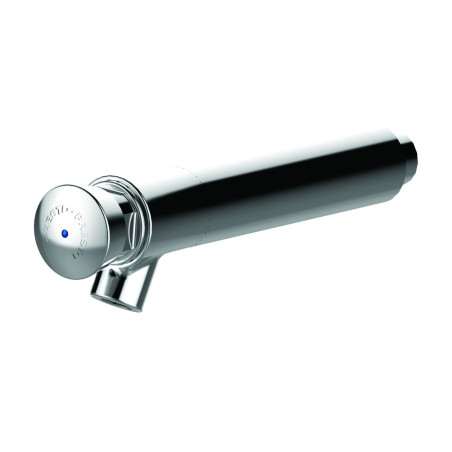 P504 Robinet simple lavabo mural temporisé 15s, froid G1/2, 150mm, 1,9l/min