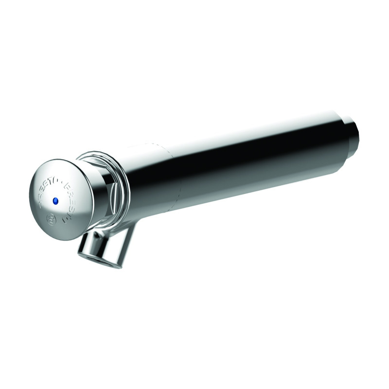 P504s Robinet simple lavabo mural temporisé 7s, froid G1/2,150mm