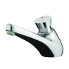 P605 Robinet simple lavabo sur plage temporisé 15s, chaud G1/2