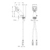 NEO DUO® mitigeur sur plage 7/11 sec 3l/min GRIS (réf. 68050)