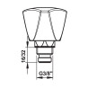 Tête universelle à clapet complète ø M 3/8