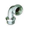 Coude chrome 6 pans-m 1/2xF1/2' ecrou pris.