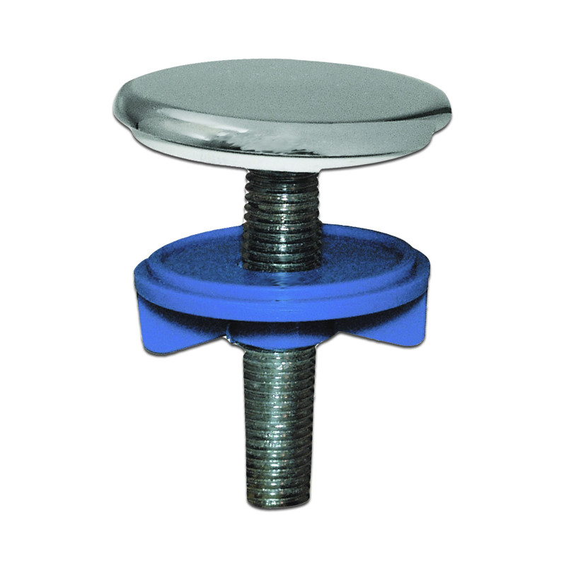 Cache trou pour évier ou lavabo Ø50mm chromé