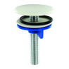 Cache trou pour évier ou lavabo Ø50mm blanc