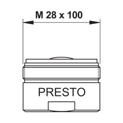 Aérateurs anti-tartre Cascade SLC std M28 x 100 Certifiés NF (x8)