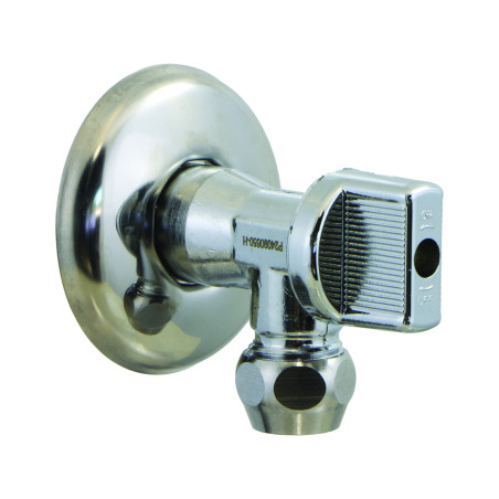 Robinet d'arret équerre MM 1/2 pour tube 10 mm