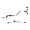 Flexible pour alimentation machine a laver