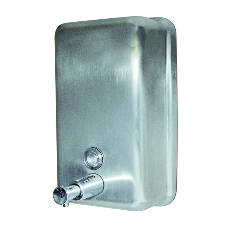 Distributeur de savon mécanique mural 1,2 l avec fenêtre de contrôle