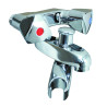 Mélangeur mural bain douche 110 mm, tête céramique