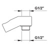 Support de douchette pour bec de mitigeur monocommande bain/douche G1/2"