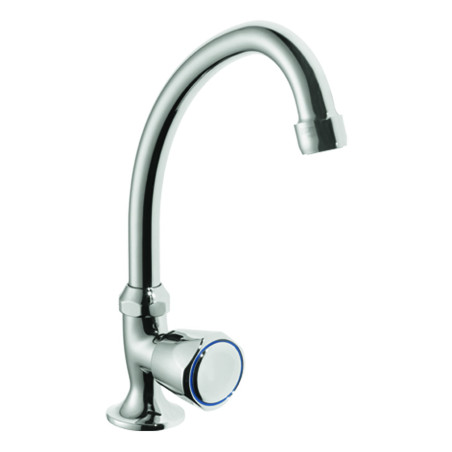 Robinet monofluide sur plage pilier G1/2", tête à clapet