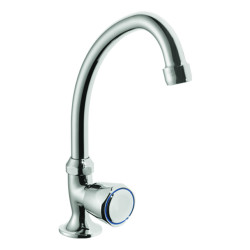 Robinet monofluide sur plage pilier G1/2", tête céramique