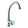 Robinet monofluide sur plage pilier G1/2", tête céramique