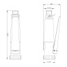 Douchette pour robinet de grande cuisine professionnelle Presto Chef