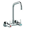 Mélangeur mural - bec dessus Saillie 200 mm