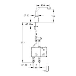 Kit Boîtier Électronique + Rejet Bec Fixe S150 H150 - Version Secteur