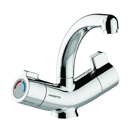 MASTERMIX mitigeur thermostatique de lavabo - Bec fixe - Manette courte ergo