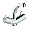 MASTERMIX mitigeur thermostatique de lavabo - Bec fixe - Manette courte ergo