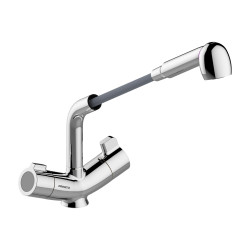 MASTERMIX mitigeur thermostatique paillasse bébé - Douchette - Bec orientable (réf. 74051)
