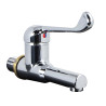 Mitigeur de lavabo monotrou mural saillie 160mm - commande au coude