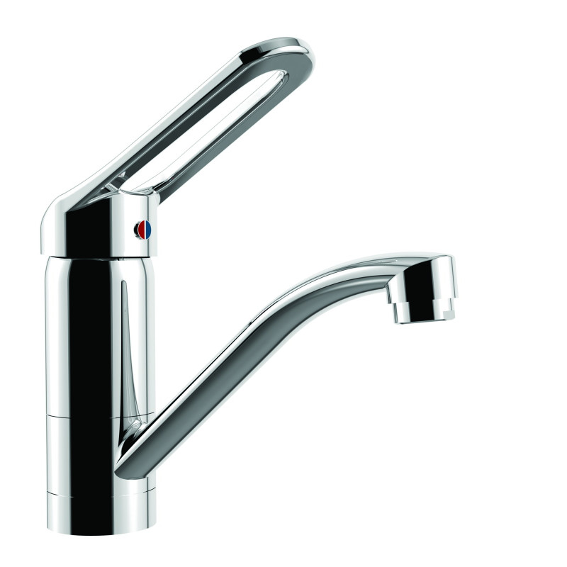 MODUL'MIX mitigeur hospitalier lavabo céramiqueØ40 h100 bec fixe ou orientable (réf. 75040)