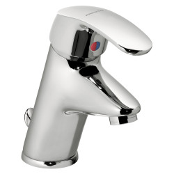 Mitigeur de lavabo à bec fixe h 78,5 mm - manette pleine - avec vidage
