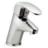 Mitigeur de lavabo bec fixe 78,5mm, manette pleine sans vidage, butée plastique