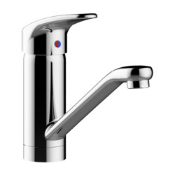 MODUL'MIX mitigeur hospitalier lavabo cartouche EP h100 bec fixe ou orientable (réf. 75061)