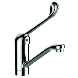 MODUL'MIX mitigeur hospitalier lavabo céramiqueØ40 h100 bec fixe ou orientable (réf. 75062)