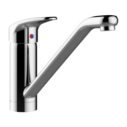MODUL'MIX mitigeur hospitalier évier cartouche EP h160 bec fixe ou orientable (réf. 75065)