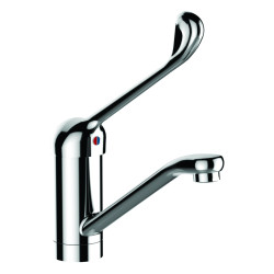 MODUL'MIX mitigeur hospitalier évier céramiqueØ40 h160 bec fixe ou orientable (réf. 75066)