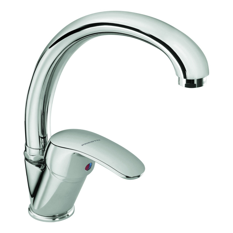 Mitigeur d'évier bec haut orientable - manette pleine