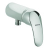 Mitigeur douche monotrou sortie basse, manette bas, flexible 350mm